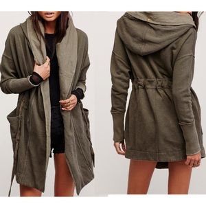 Free People Olive Cardigan